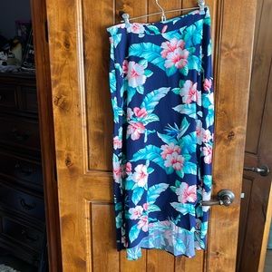 Tommy Bahama Floral Maxi Faux Wrap Maxi Skirt